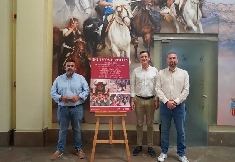 Diputación de Castellón acerca la tradición taurina a los niños con 'Encierros Infantiles'