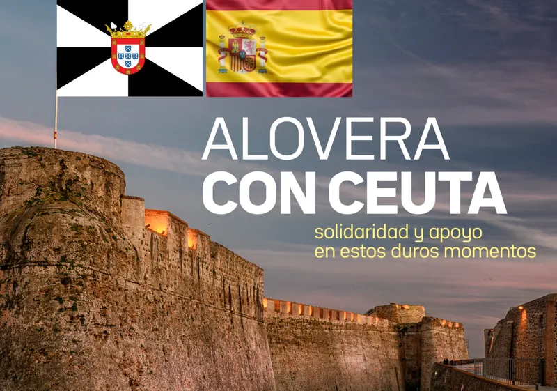 Alovera se une a la concentración de apoyo a Ceuta