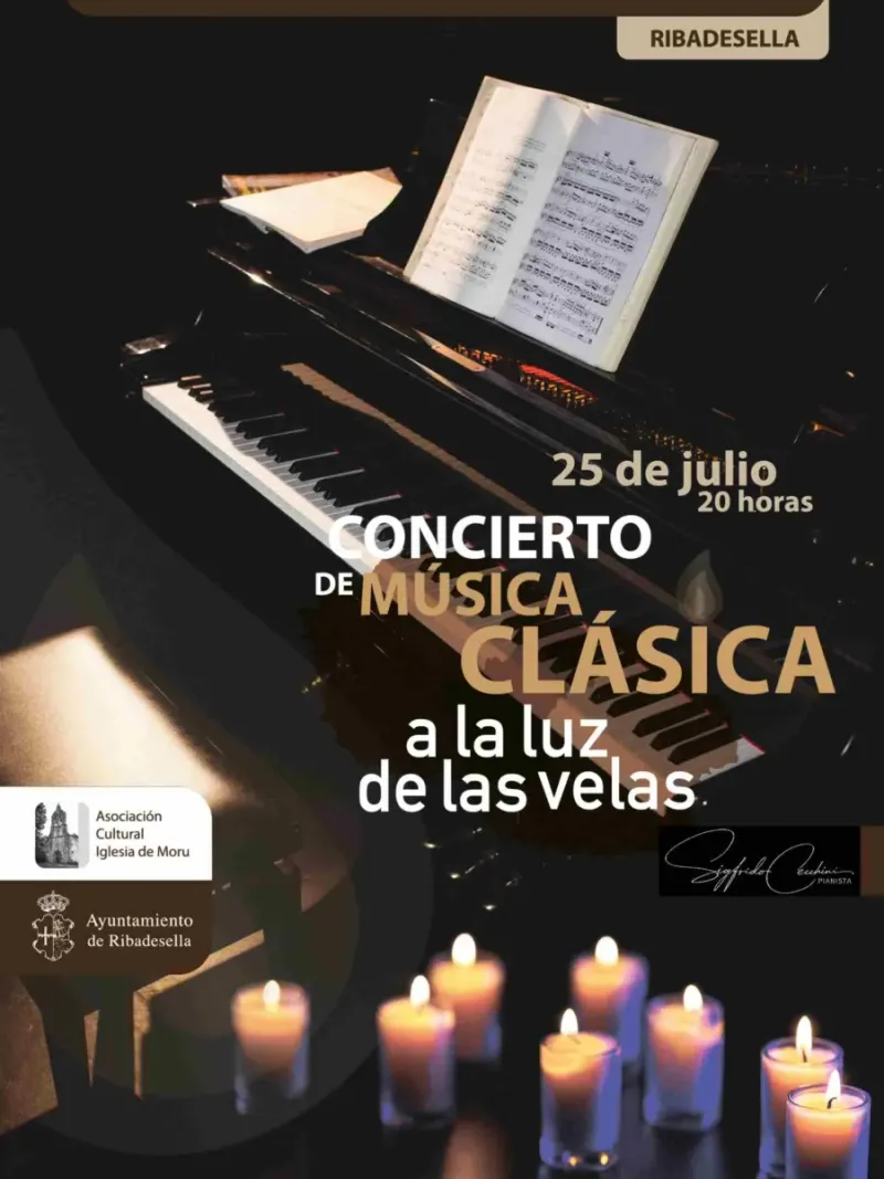Concierto a la luz de las velas en la iglesia de San Salvador de Moru