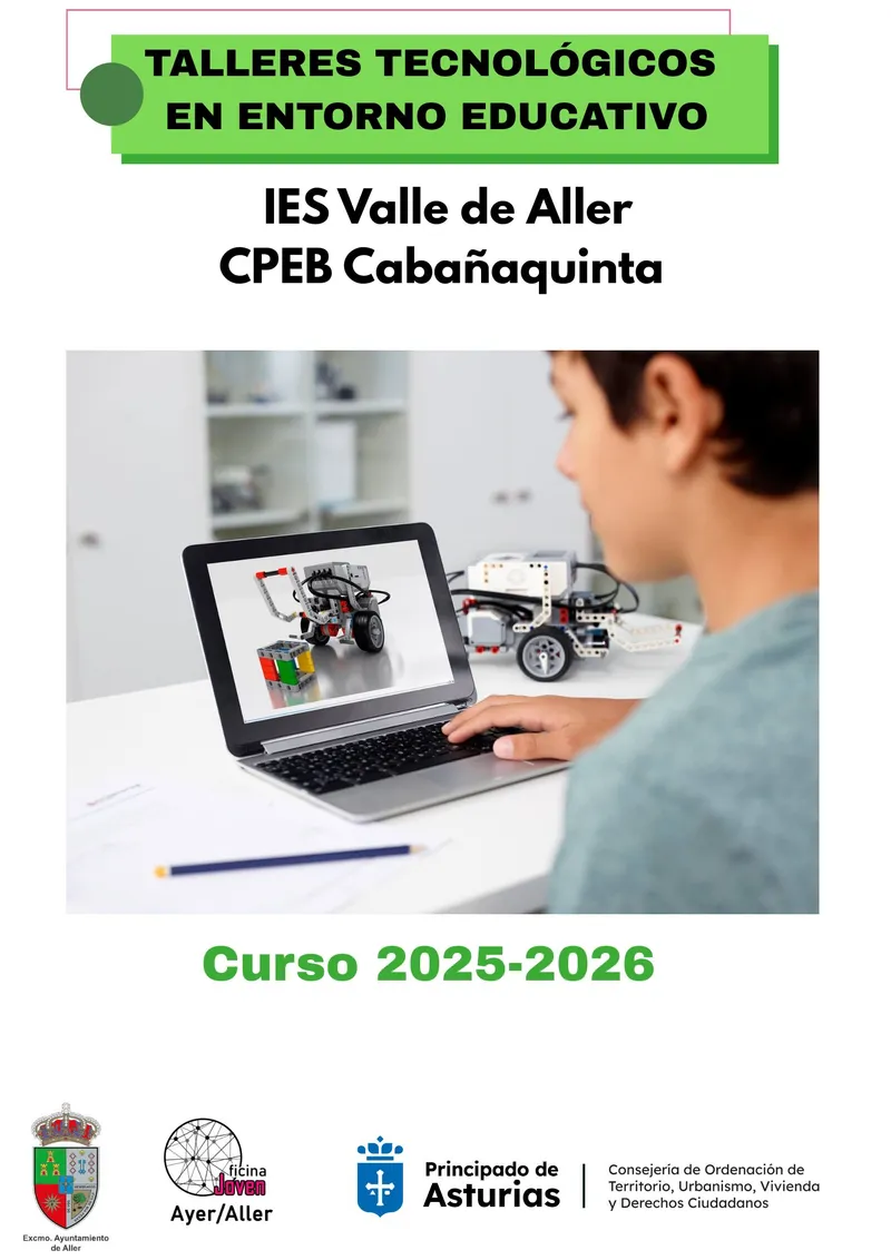 Aller consolida los talleres tecnológicos en colegios hasta 2026