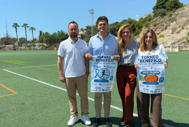 Benalmádena celebra torneo de fútbol benéfico por la diabetes infantil