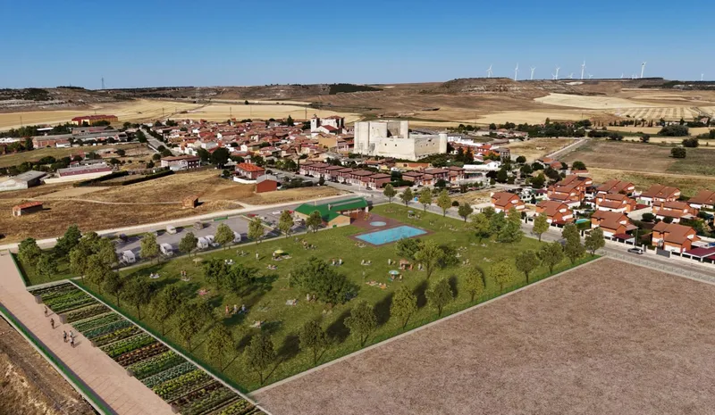 Alcalde de Fuentes de Valdepero denuncia la paralización de las obras de la piscina municipal