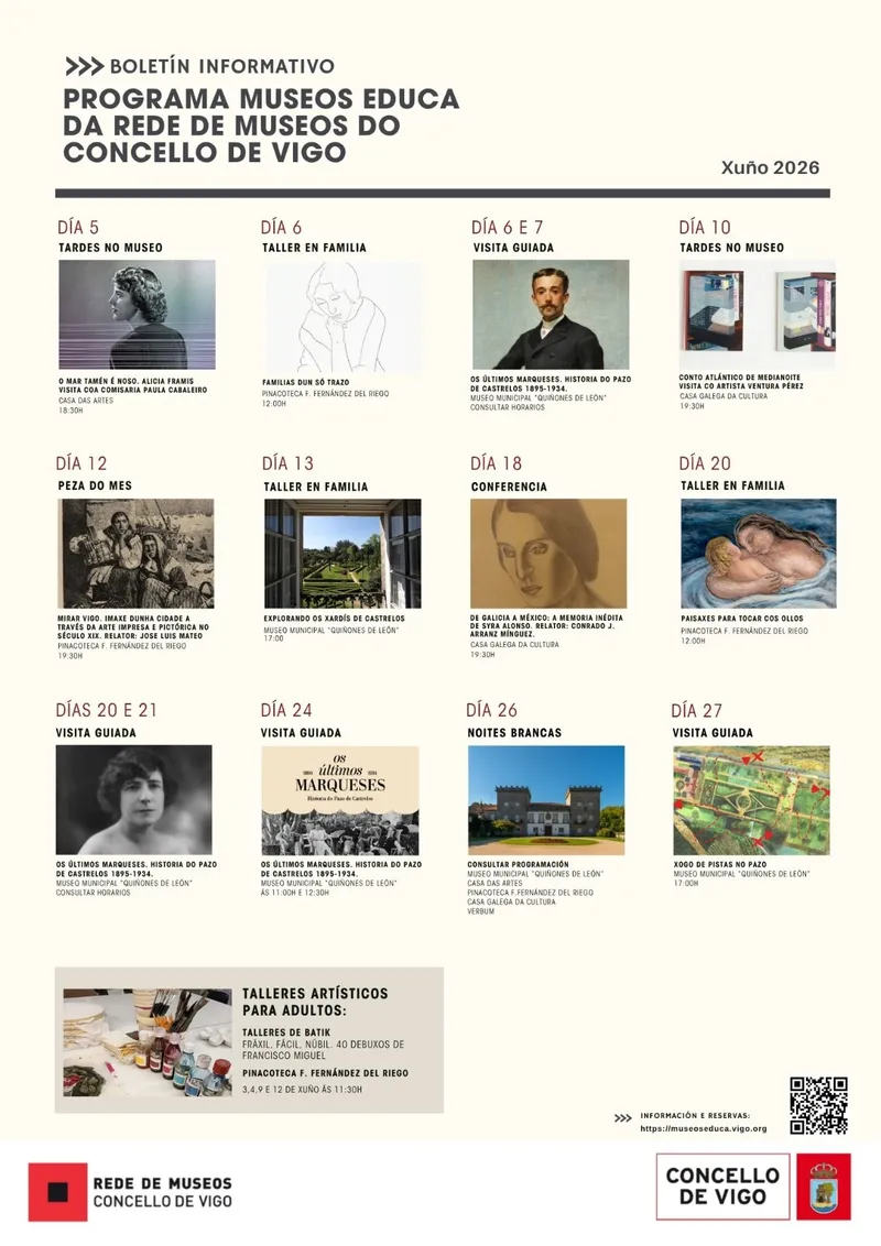 Vigo: Programación de Museos para Junio 2026