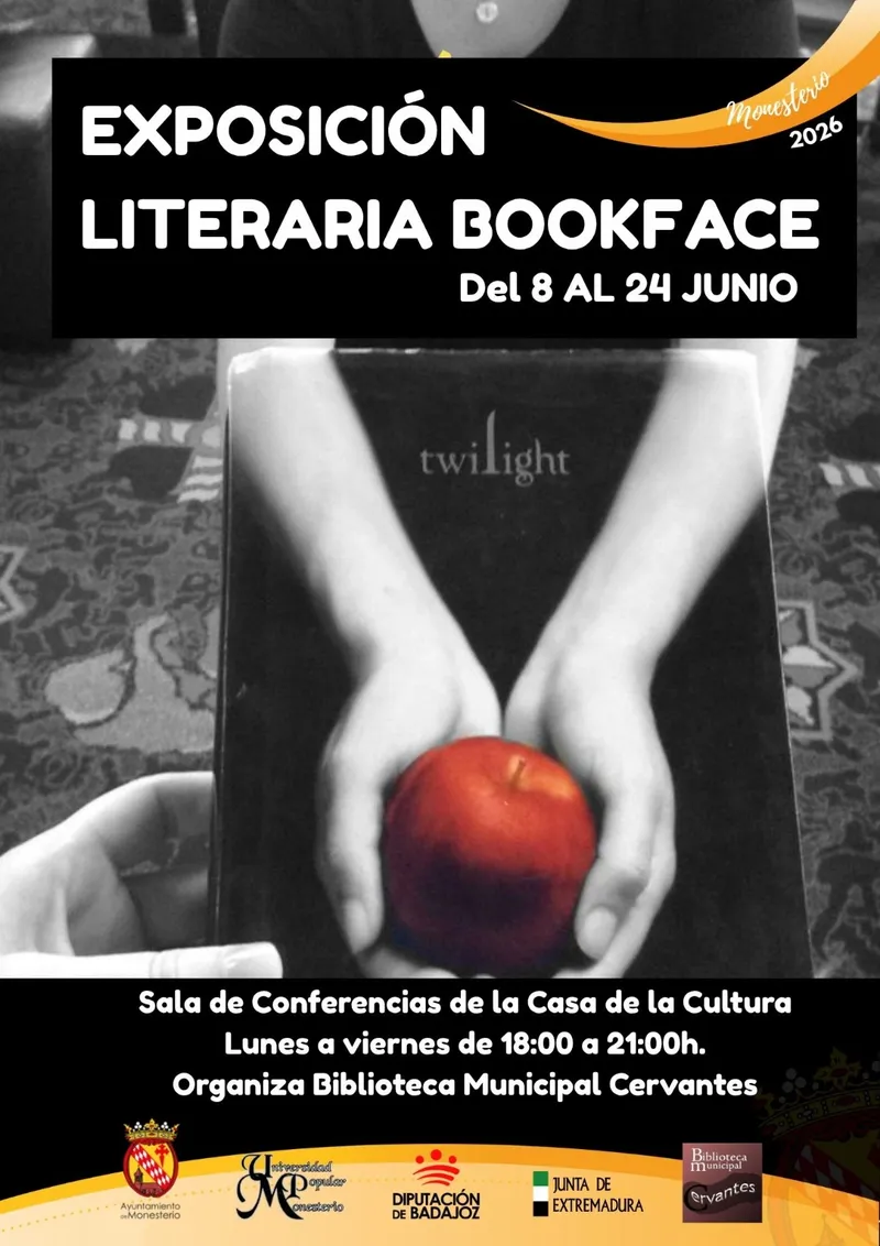 Monesterio acoge una exposición literaria del 8 al 24 de junio