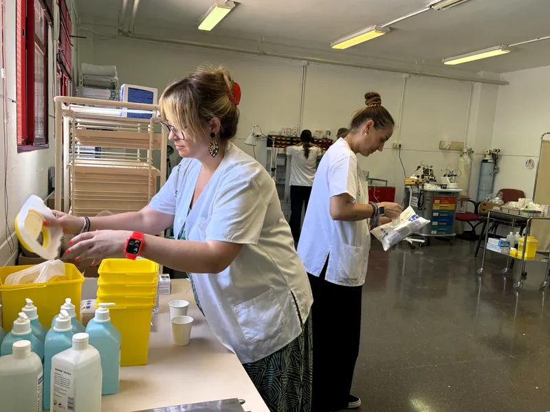 El SESCAM despliega un puesto sanitario para la Feria de Albacete