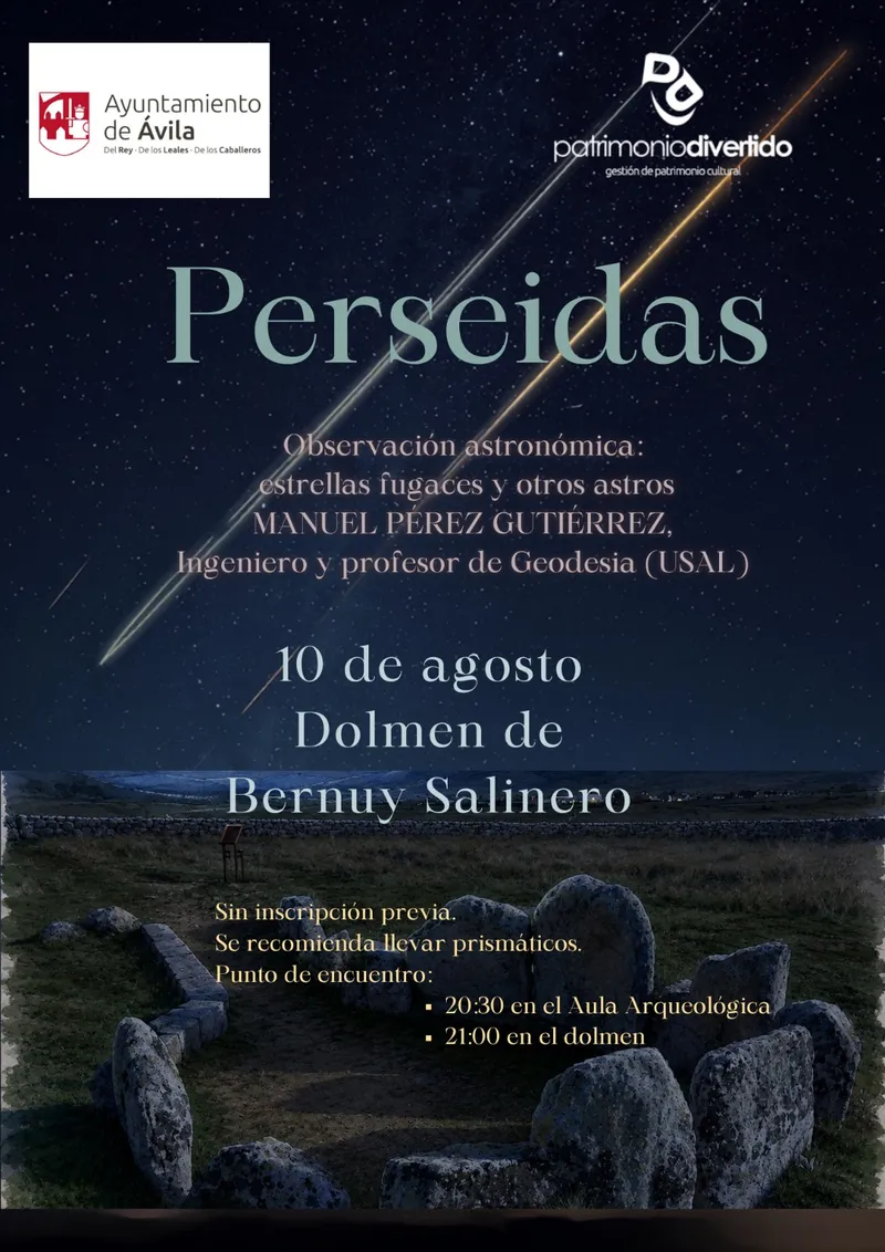 Ávila se prepara para las Perseidas y un eclipse solar con actividades gratuitas