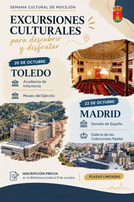 Mocejón organiza dos excursiones culturales a Toledo y Madrid