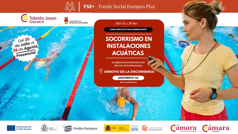 Arroyo de la Encomienda abre inscripciones para curso gratuito de socorrismo acuático
