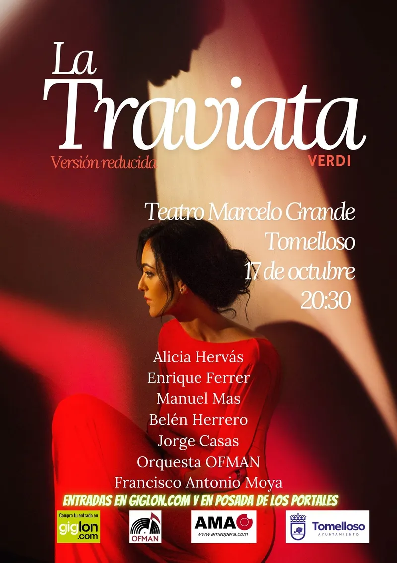La Traviata de Verdi llega a Tomelloso dentro del festival La Mancha Ópera Fest