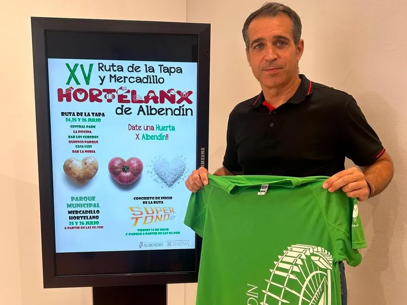 Albendín celebra la XV edición de su Ruta de la Tapa y Mercadillo Hortelano del 24 al 26 de julio