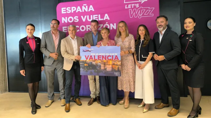 Wizz Air establece una nueva base operativa en el Aeropuerto de València