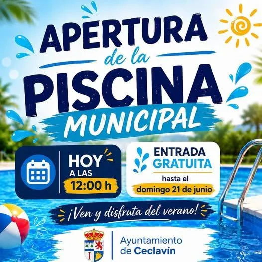 Ceclavín abre las puertas de su piscina municipal con entrada gratuita este fin de semana