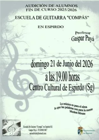 Espirdo celebra la llegada del verano con un concierto gratuito el 21 de junio