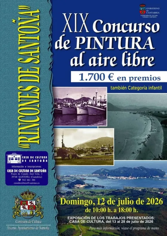 Santoña celebra el XIX Concurso de Pintura 'Rincones de Santoña' el 12 de julio
