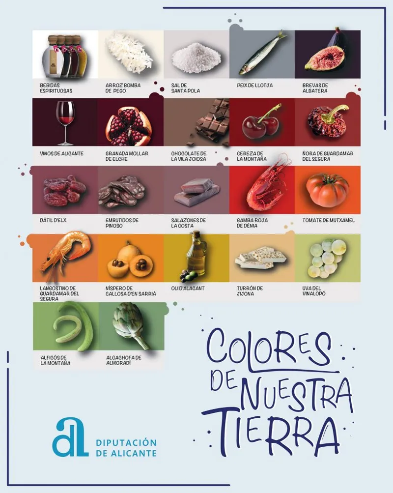 La Diputación de Alicante impulsa el consumo de productos locales bajo el lema 'Colores de Nuestra Tierra'