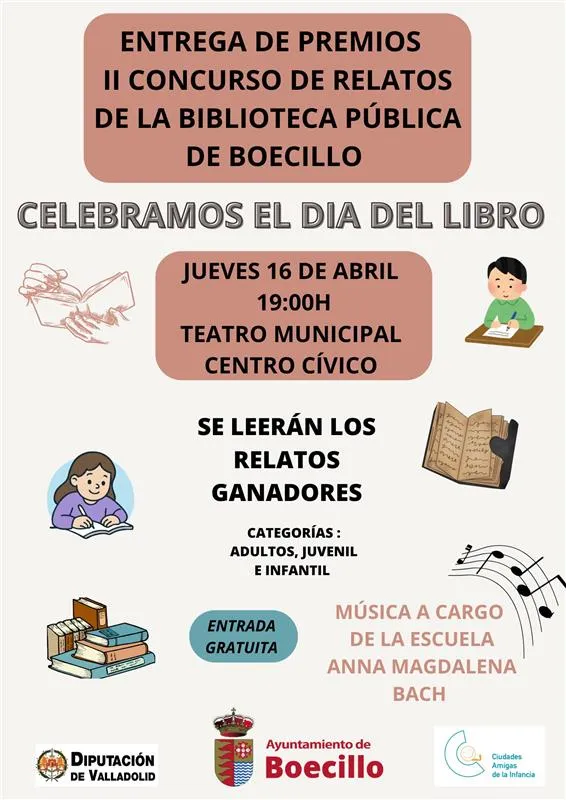 Boecillo celebra la entrega de premios de su II Concurso de Relatos
