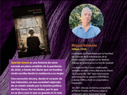 Miguel Valverde presenta su libro "Querida Amaia" en Alpedrete
