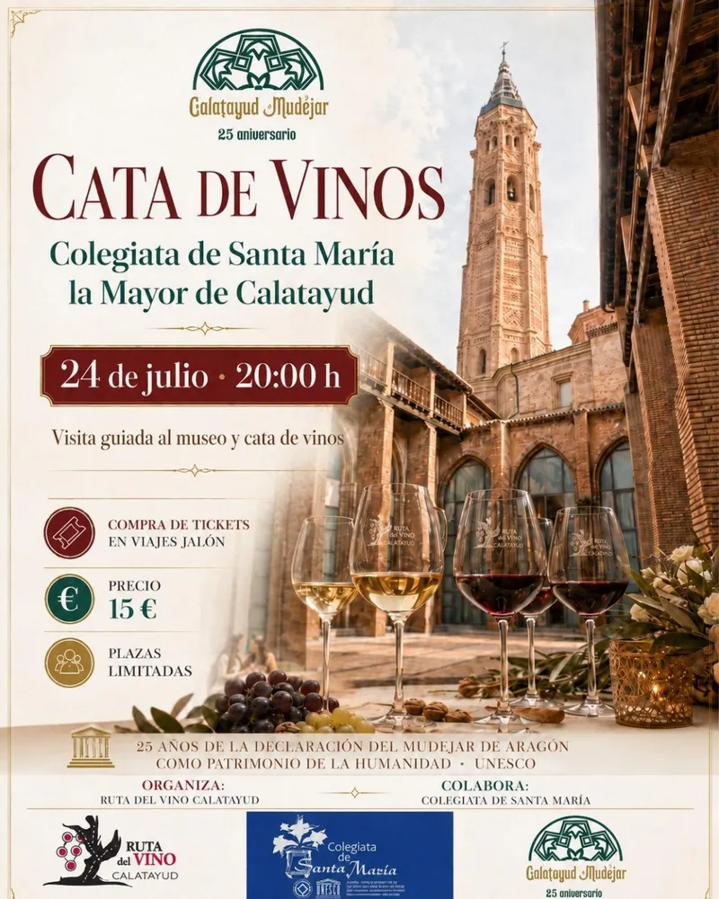 Calatayud celebra el Mudejar Patrimonio de la Humanidad con una cata de vinos