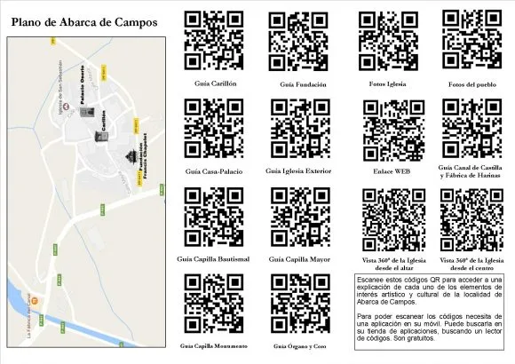 Abarca de Campos lanza guías turísticas virtuales con códigos QR