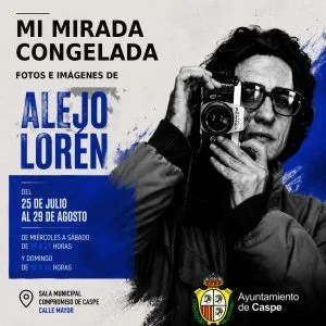 Caspe acoge la exposición fotográfica "Mi mirada congelada" de Alejo Lorén