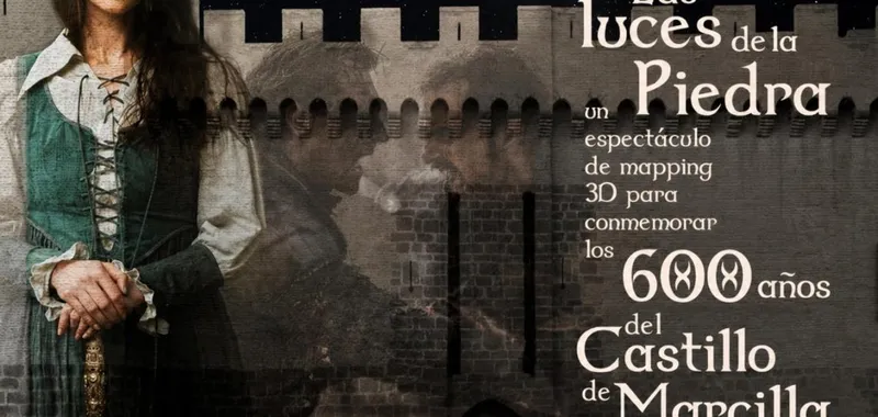 Marcilla celebra 'Las Luces de la Piedra' con música y proyecciones en el castillo