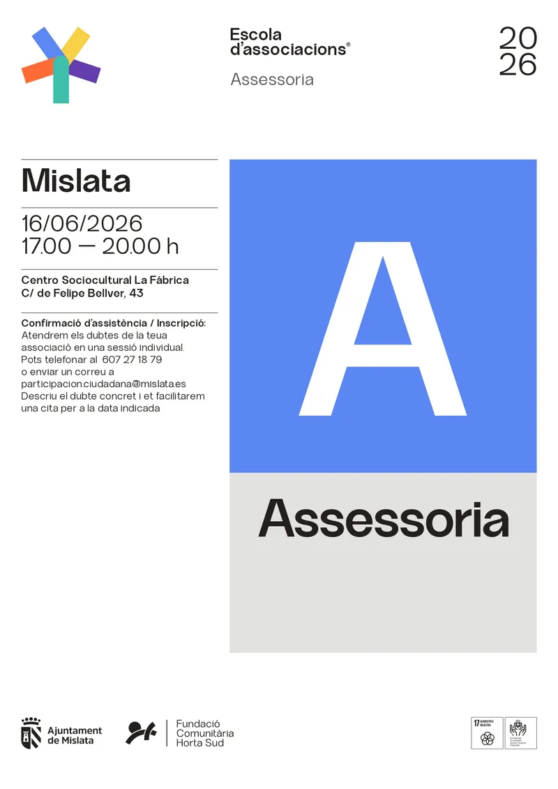 Mislata ofrece asesoramiento gratuito a asociaciones para resolver dudas legales y fiscales