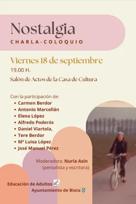 Biota acoge una charla sobre las vivencias de sus vecinos emigrantes