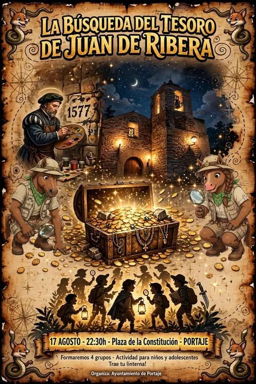 Portaje celebra la tradicional búsqueda del tesoro de Juan de Ribera