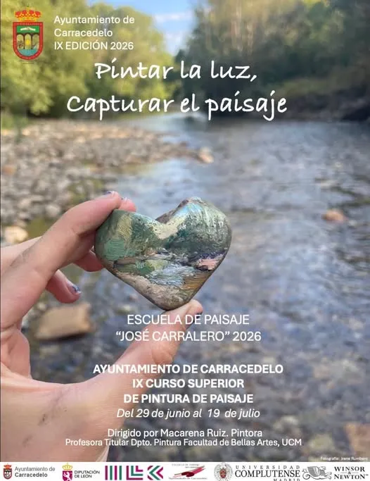Carracedelo celebra la IX Edición del Curso Superior de Pintura de Paisaje "José Carralero"