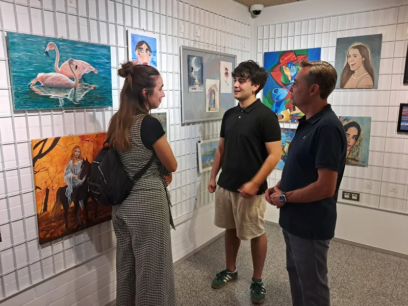 Laguna de Duero expone las obras de sus aulas municipales de Dibujo y Pintura