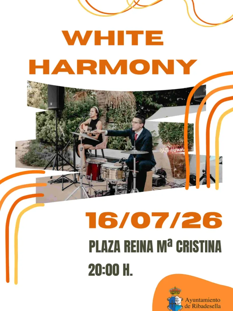 White Harmony trae su espectáculo de versiones pop y rock a Ribadesella
