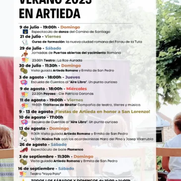 Artieda programa un verano cultural con diversas actuaciones