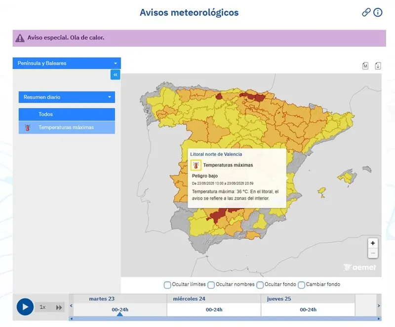 Olocau alerta por altas temperaturas y reabre camino tras incendio