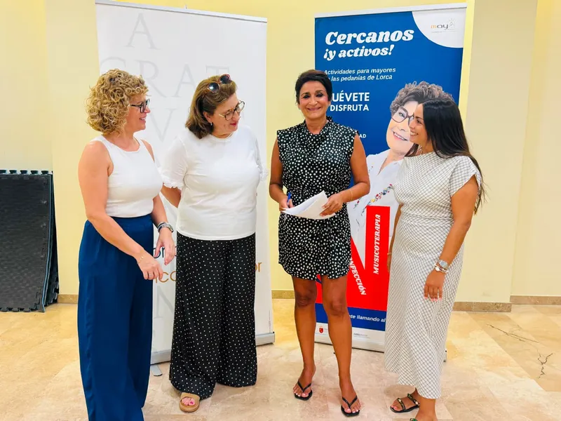Lorca relanza talleres de memoria y dinamización para mayores en pedanías y barrios