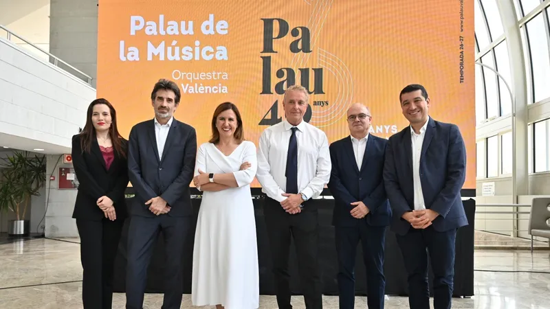 El Palau de la Música de València celebra su 40 aniversario con 60 conciertos y la renovación de su director
