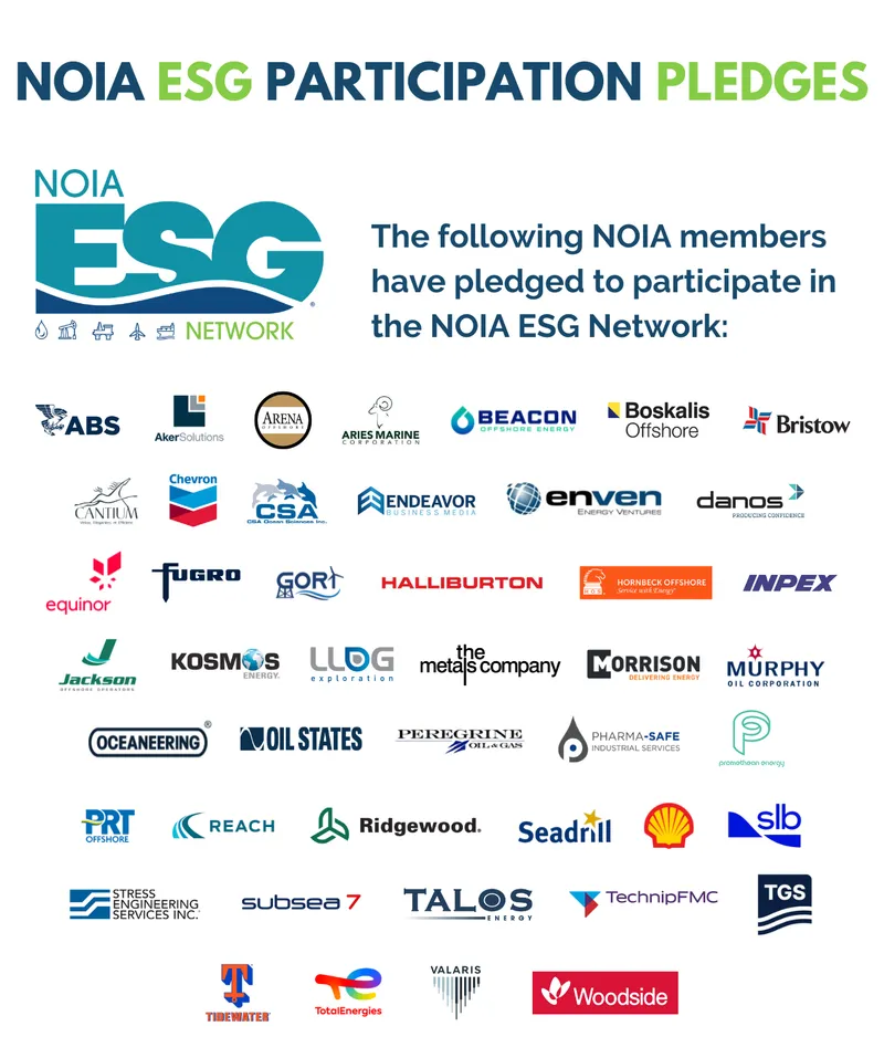 NOIA lanza el premio ESG para reconocer la excelencia en sostenibilidad y gobernanza en la industria offshore