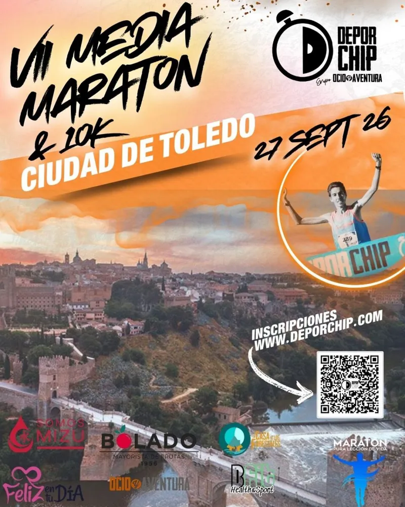 Cortes de tráfico en Toledo este domingo por la VII Media Maratón y 10K 'Ciudad de Toledo'