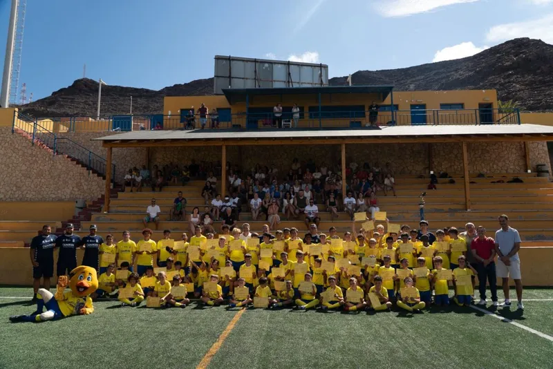 Cien niños y niñas de Pájara participan en el XI Campus UD Las Palmas