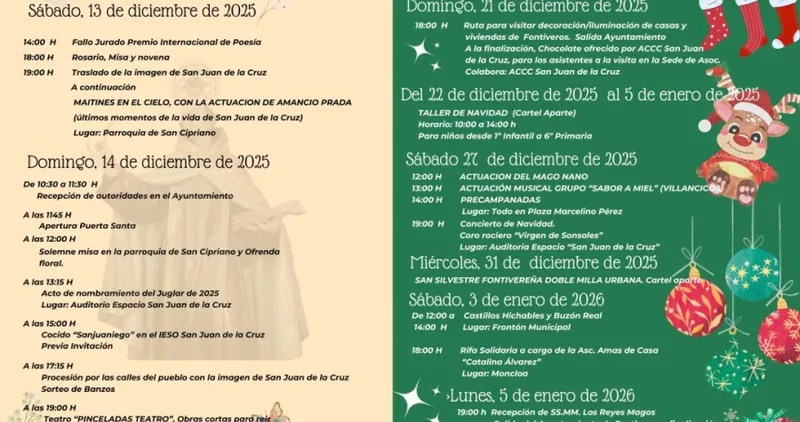 Fontiveros celebra la Navidad con un variado programa de actividades culturales y festivas