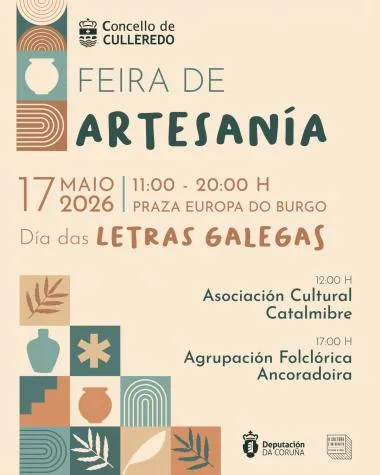 Culleredo celebra el Día das Letras Galegas con una gran feria de artesanía y música