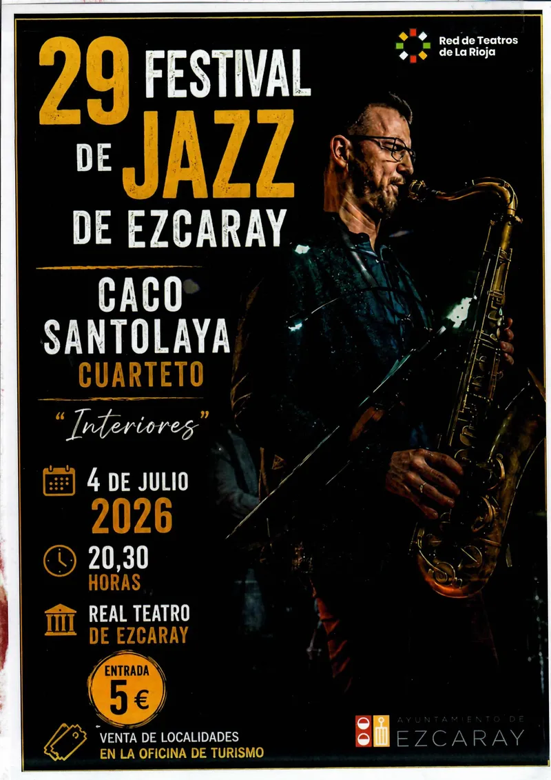 El Festival de Jazz de Ezcaray arranca con el Caco Santolaya Cuarteto