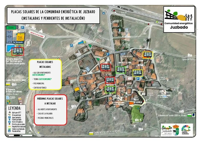 Juzbado impulsa la energía solar con su Comunidad Energética