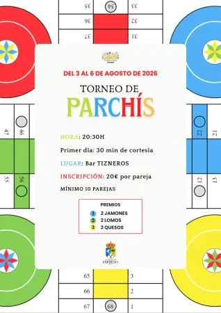 Tizneros celebra sus fiestas con torneos de juegos de mesa en agosto