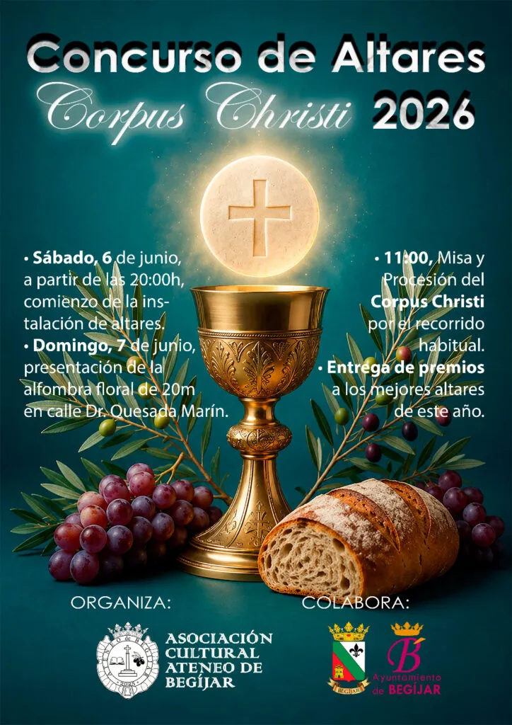 Begíjar celebra el Corpus Christi con su tradicional concurso de altares