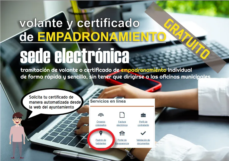 Villaumbrales facilita la solicitud de certificados de empadronamiento online