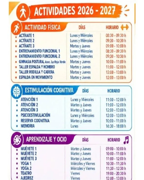 El Centro de Mayores de Pedro Muñoz reactiva su actividad con una variada programación