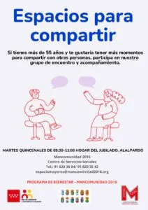Mancomunidad de Valdeolmos-Alalpardo impulsa un grupo de encuentro para mayores de 55 años