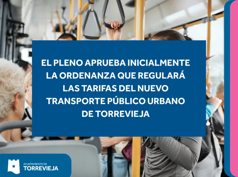 Torrevieja aprueba inicialmente la ordenanza de tarifas del nuevo transporte público
