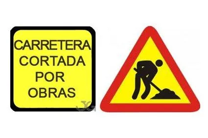 Corte de tráfico en la A-132 entre Riglos y Agüero por obras