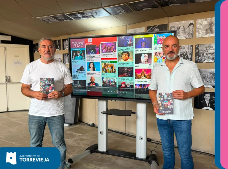 Torrevieja desvela su ambiciosa programación cultural para el último cuatrimestre de 2026